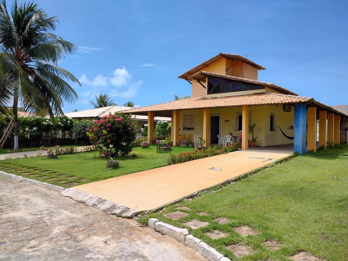 Casa De Praia Condominio Fechado, Frente Para O Mar Estância Dış mekan fotoğraf