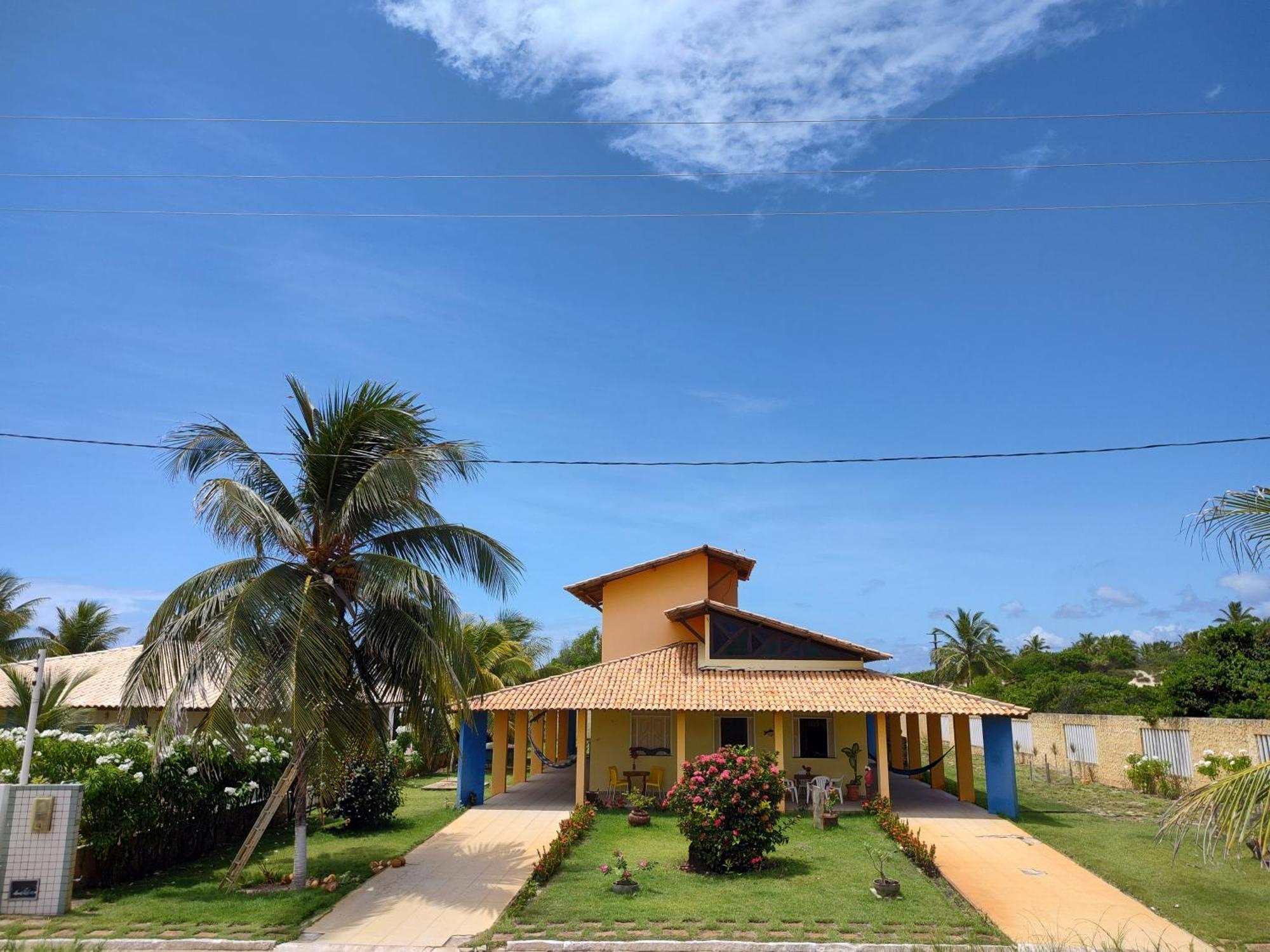 Casa De Praia Condominio Fechado, Frente Para O Mar Estância Dış mekan fotoğraf